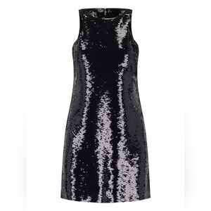 NWT Michael Kors Mini Sequin Dress- Black